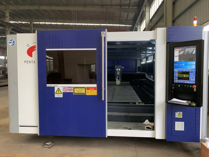 高功率激光切割作業展示